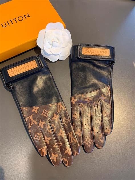 louis vuitton gloves grey|Louis Vuitton winter gloves.